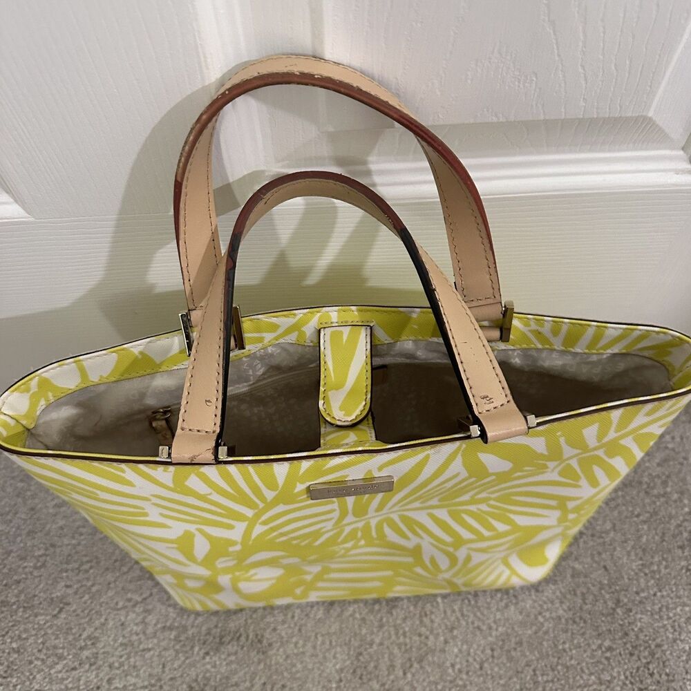 Kate Spade NewYork Yellow Grant Street Jules Grainy Vinyl Leather Tote - Picture 11 of 11